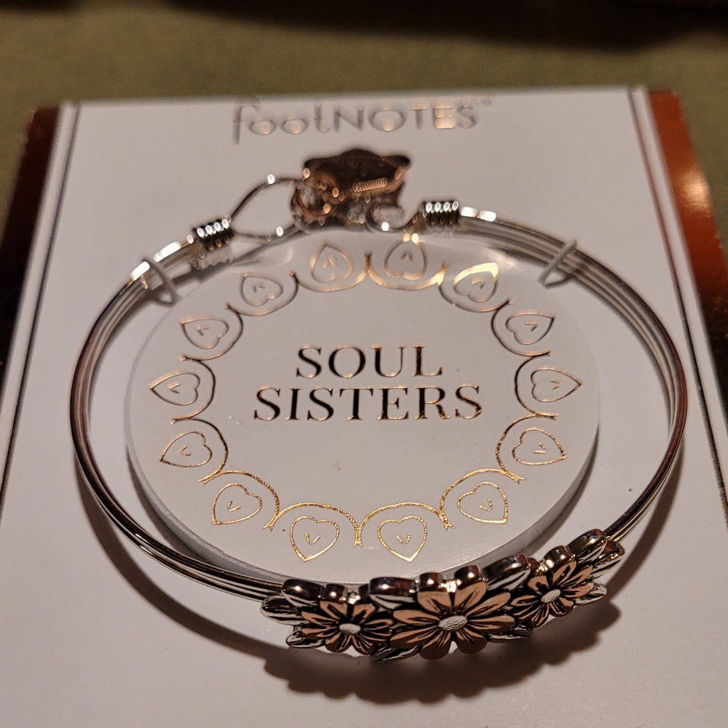 Silver Plated Friendship Bracelet & Frame